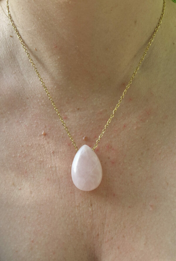 Collier Quartz Rose – Image 2