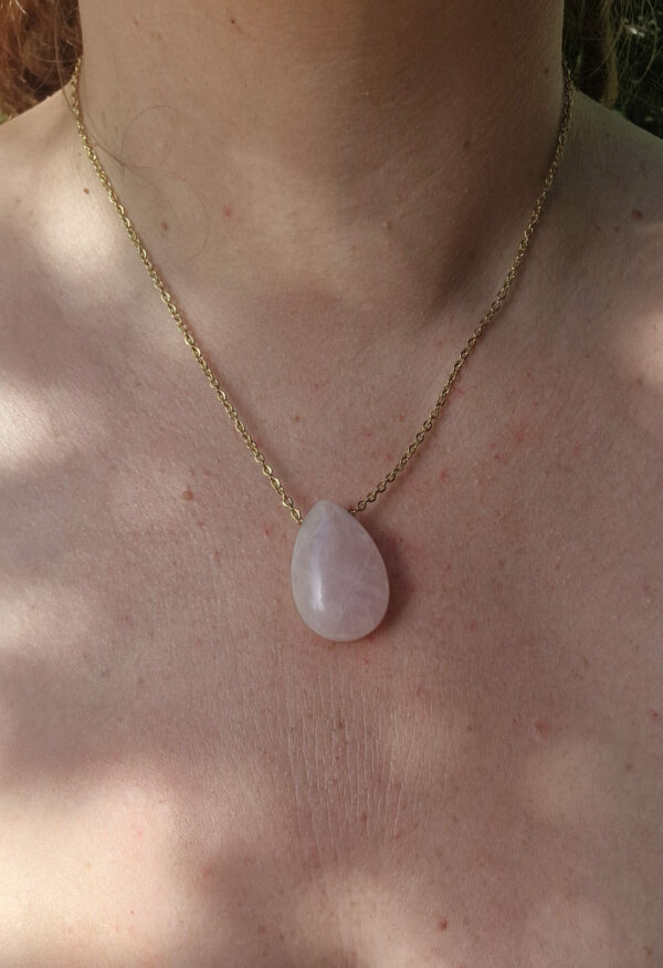 Collier Quartz Rose – Image 3