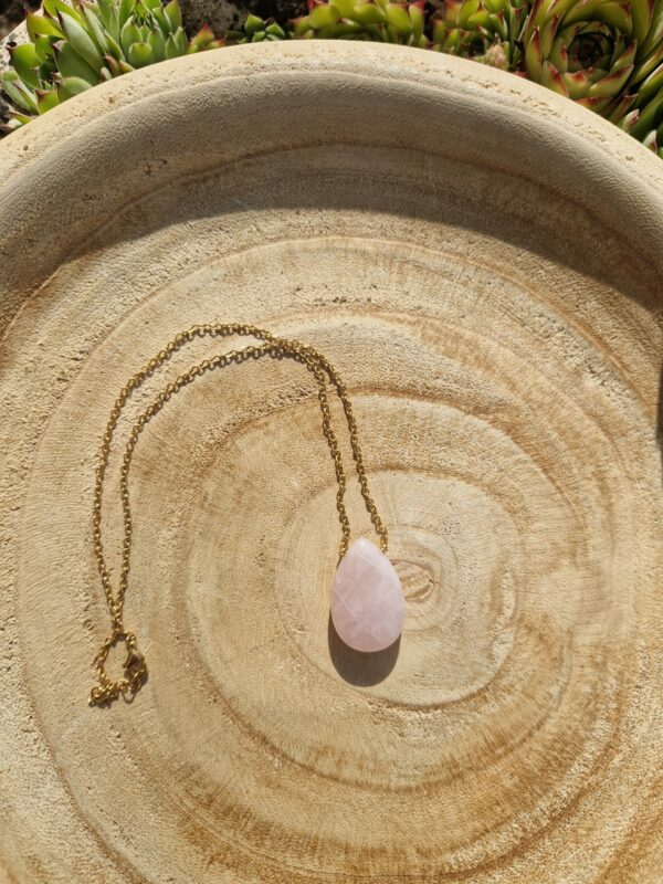 Collier Quartz Rose – Image 4